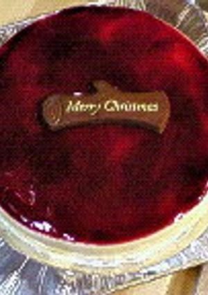 クリスマスレアチーズケーキ-レシピのメイン写真
