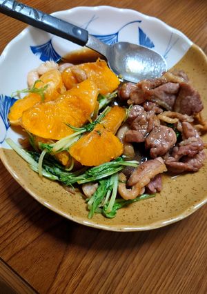 オレンジかもすき-レシピのメイン写真