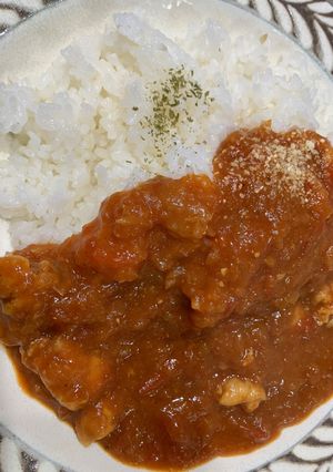 簡単トマトチキンカレー-レシピのメイン写真