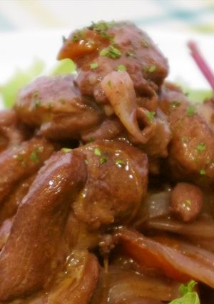 鶏の赤ワイン煮-レシピのメイン写真