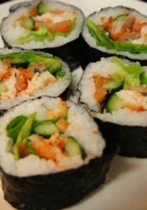 冷蔵庫整理♪太巻き【アジフライ巻き】-レシピのメイン写真