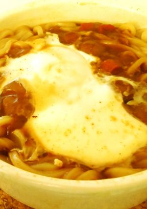 超手抜き★ﾚﾝｼﾞでﾚﾄﾙﾄｶﾚｰうどん-レシピのメイン写真
