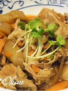 食物繊維たっぷり♪ズイキと鶏肉の煮物-レシピのメイン写真