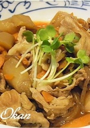 食物繊維たっぷり♪ズイキと鶏肉の煮物-レシピのメイン写真
