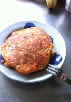 トマトジュースで野菜のパンケーキ-レシピのメイン写真