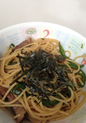 牛肉とピーマンのバターめんつゆパスタ☆-レシピのメイン写真
