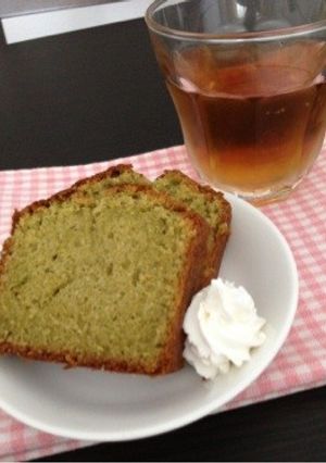グリーンティーで抹茶パウンドケーキ。-レシピのメイン写真