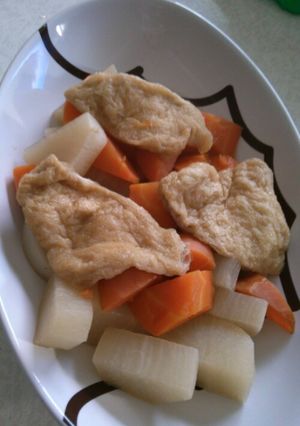 母の味♪油揚げの煮物-レシピのメイン写真