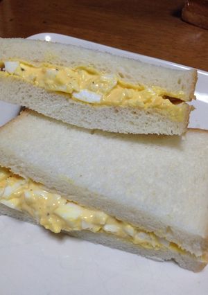 パパの玉子サンドイッチ【塩が決めて】-レシピのメイン写真
