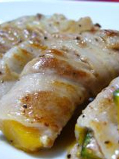 ☆ぐるぐる☆かぼちゃの豚肉巻き-レシピのメイン写真