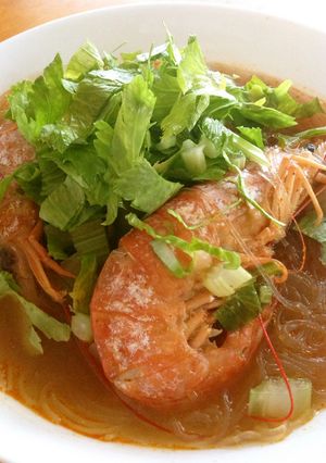 タイ風 海老春雨スープ-レシピのメイン写真