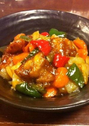 鶏肉の甘辛酢炒め-レシピのメイン写真