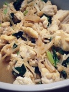 優しい味♪えのきと豆腐の煮ころがし-レシピのメイン写真