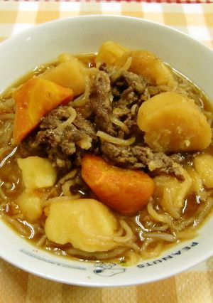 ★簡単！圧力鍋で時短の＊肉じゃが＊です♪-レシピのメイン写真