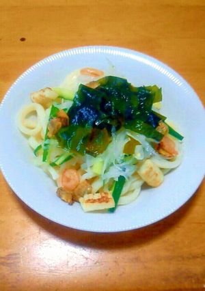 カンタン海鮮サラダうどん-レシピのメイン写真