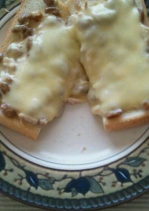 朝はこれ一枚でOK!納豆サバチーズトース-レシピのメイン写真
