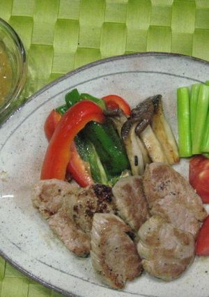豚ヒレ肉の甘酢ゴマだれ-レシピのメイン写真
