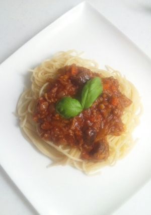 我が家のミートソーススパゲティ-レシピのメイン写真