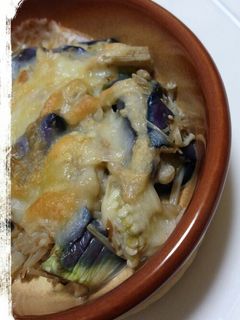 とろ~り★茄子とえのきの和チーズ焼き-レシピのメイン写真