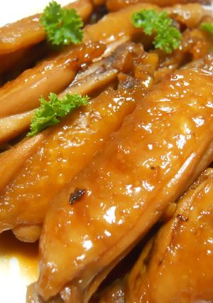 身離れ抜群☆鶏スペアリブの酢醤油煮-レシピのメイン写真