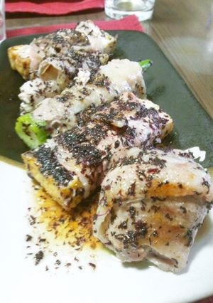 いろんなものを巻き巻き♪ゆかりバター焼き-レシピのメイン写真