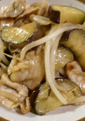 なすと豚肉の中華風-レシピのメイン写真