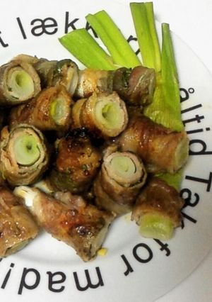丸ごと長ねぎの大葉＆豚肉巻のグリル-レシピのメイン写真