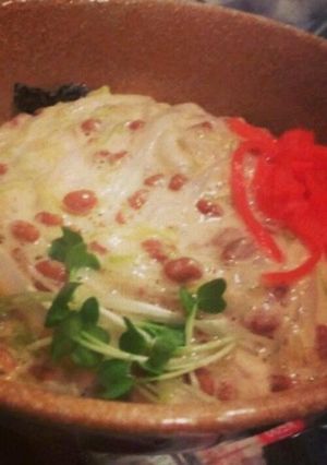 ふわふわとろ～りイカ納豆ご飯-レシピのメイン写真