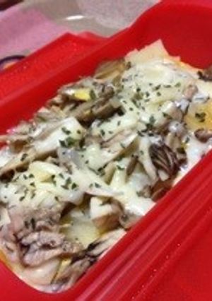 ルクエで簡単！じゃがいもと舞茸のキッシュ-レシピのメイン写真