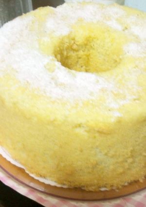 生白桃のシフォンケーキ-レシピのメイン写真