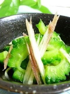 簡単♪ゴーヤとみょうがのさっぱり和え-レシピのメイン写真