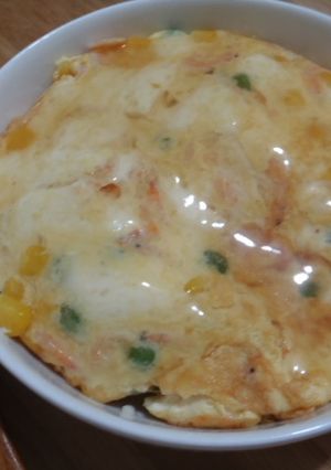 桜えびと豆腐の中華丼風-レシピのメイン写真