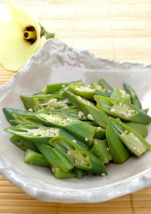 ■夏の旬野菜■オクラだけ炒め-レシピのメイン写真