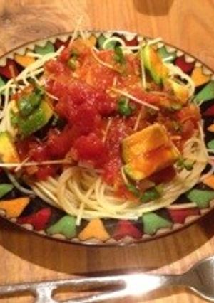トマトとアボガドの冷製パスタ-レシピのメイン写真