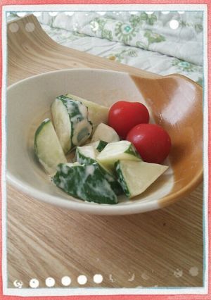 食卓にもう一品。きゅうりのマヨポン和え-レシピのメイン写真