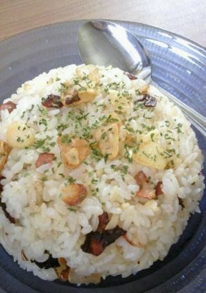 にんにく好きの為の☆最強ガーリック炒飯-レシピのメイン写真