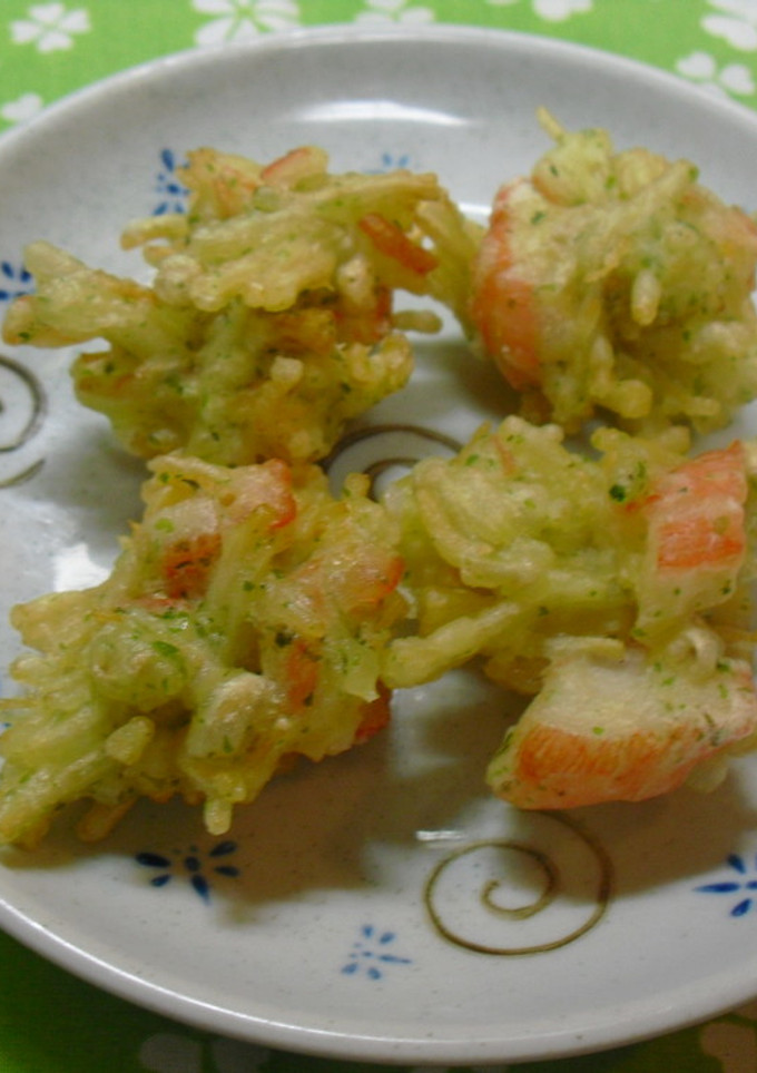 えのき茸とカニカマの磯辺揚げ-レシピのメイン写真