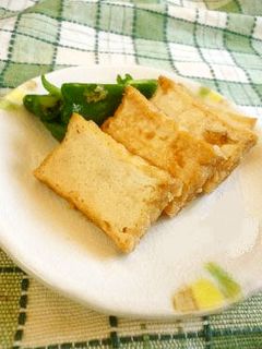 厚揚げとピーマンの甘辛生姜醤油炒め-レシピのメイン写真
