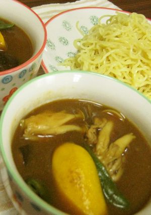 ルーでつくる！つけカレーラーメン-レシピのメイン写真