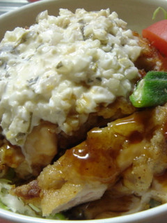 ガッツリ食べたいチキン南蛮丼-レシピのメイン写真