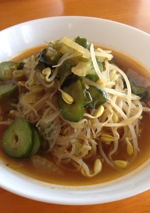 豆もやしとキュウリのエスニックスープ-レシピのメイン写真