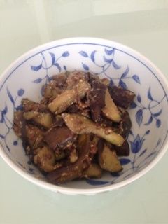 簡単!茄子の胡麻味噌炒め-レシピのメイン写真
