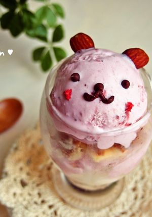 うさぎちゃんのミルフィーユ風パフェ♡-レシピのメイン写真