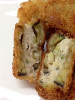 なすのはさみ揚げ♪-レシピのメイン写真