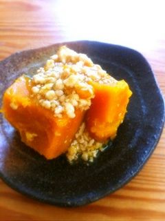 かぼちゃ煮。鶏そぼろあん-レシピのメイン写真