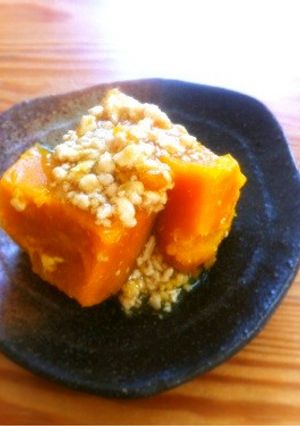 かぼちゃ煮。鶏そぼろあん-レシピのメイン写真