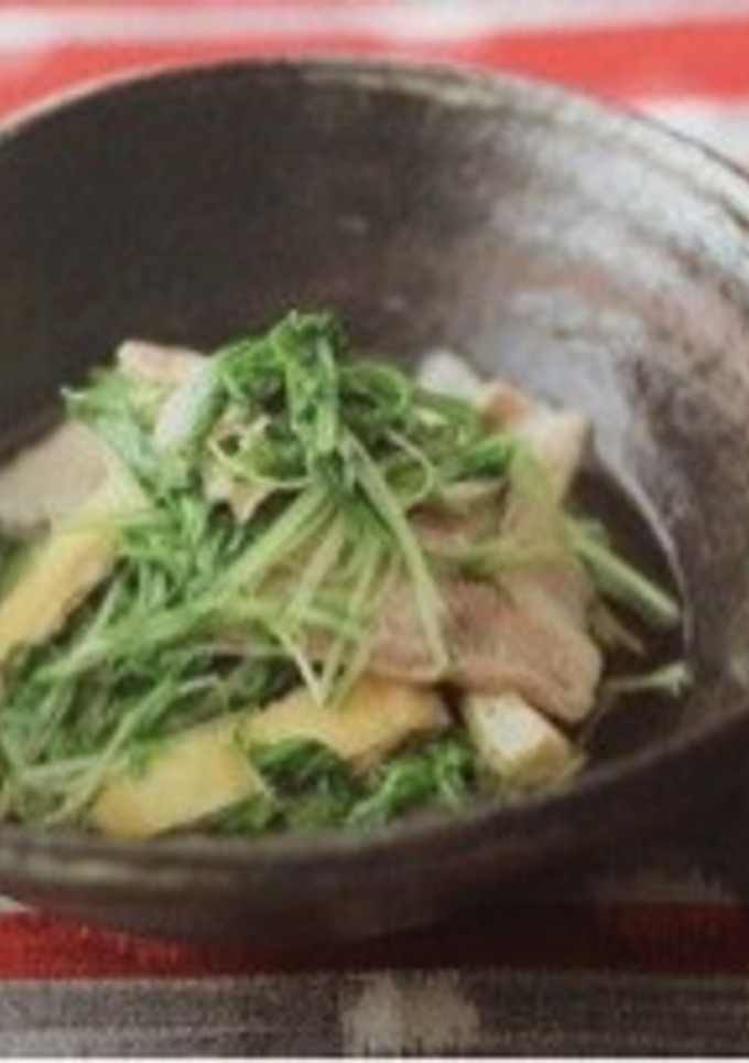 豚と水菜の煮物-レシピのメイン写真