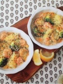 シーフードの香草パン粉焼き-レシピのメイン写真