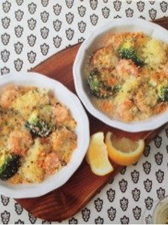 シーフードの香草パン粉焼き-レシピのメイン写真