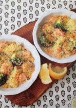 シーフードの香草パン粉焼き-レシピのメイン写真